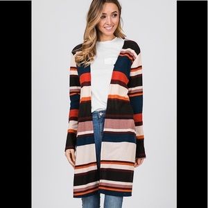 NWT multi color stripe